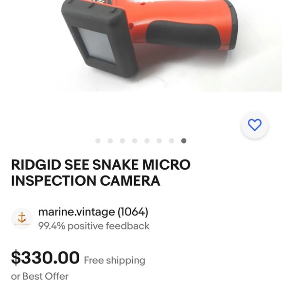 RIDGID SEESNAKE MICRO INSPECTION CAMERA - Picture 4 of 5